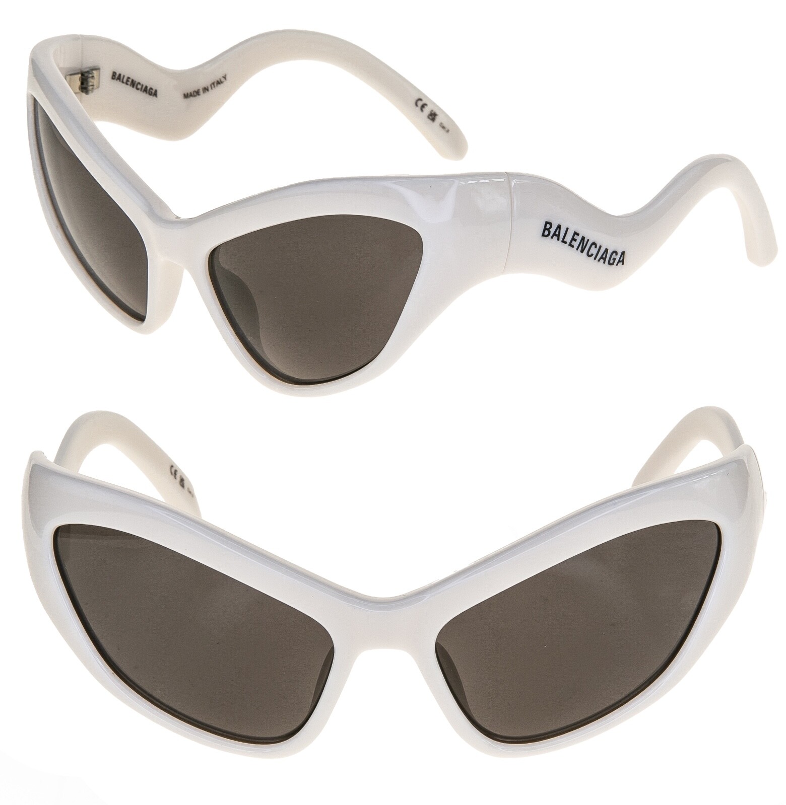 【送料&関税込】Balenciaga Ivory Acetate Sunglasses BALENCIAGA Ivory acetate sunglasses | gebnegozionline