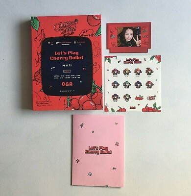 CHERRY BULLET LET'S PLAY ALL MEMBER SIGNED ALBUM WITH JIWON PHOTOCARD