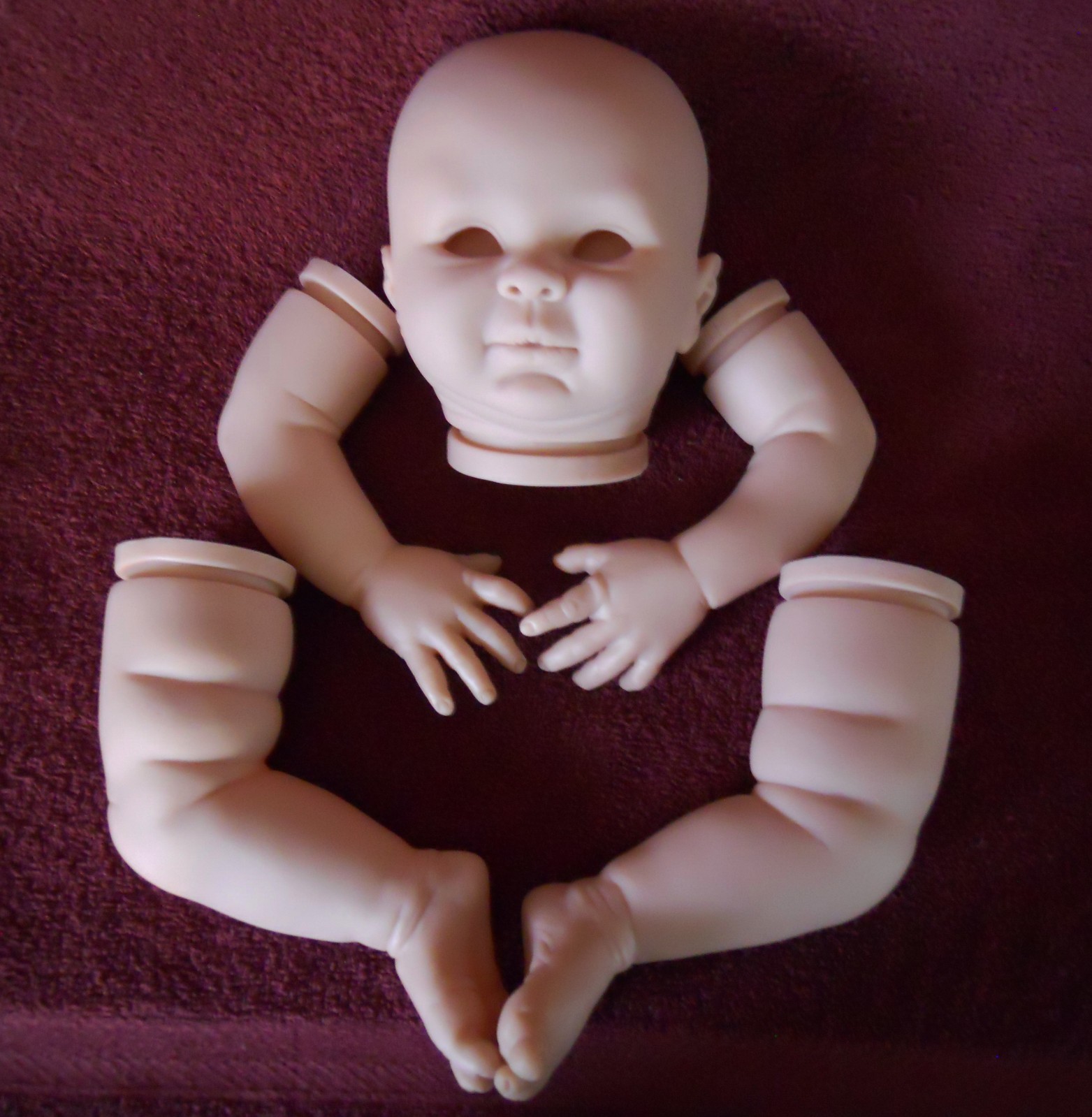 DIY - Reborn Vinyl Doll Kit - Lilly Hand Sculpted by Denise Pratt 20