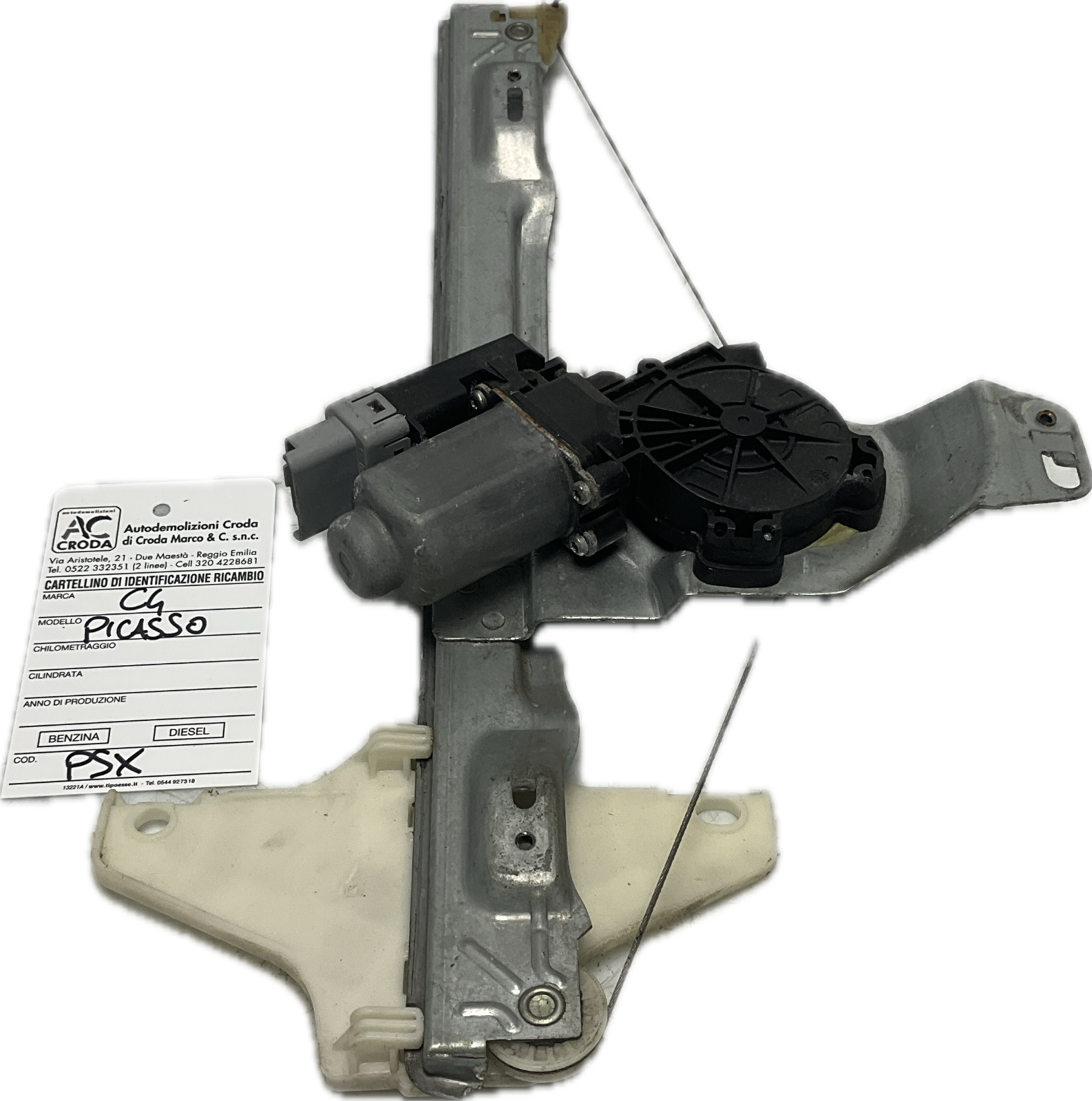 Alzavetro alzacristalli posteriore sinistro CITROEN C4 PICASSO ricambio usato