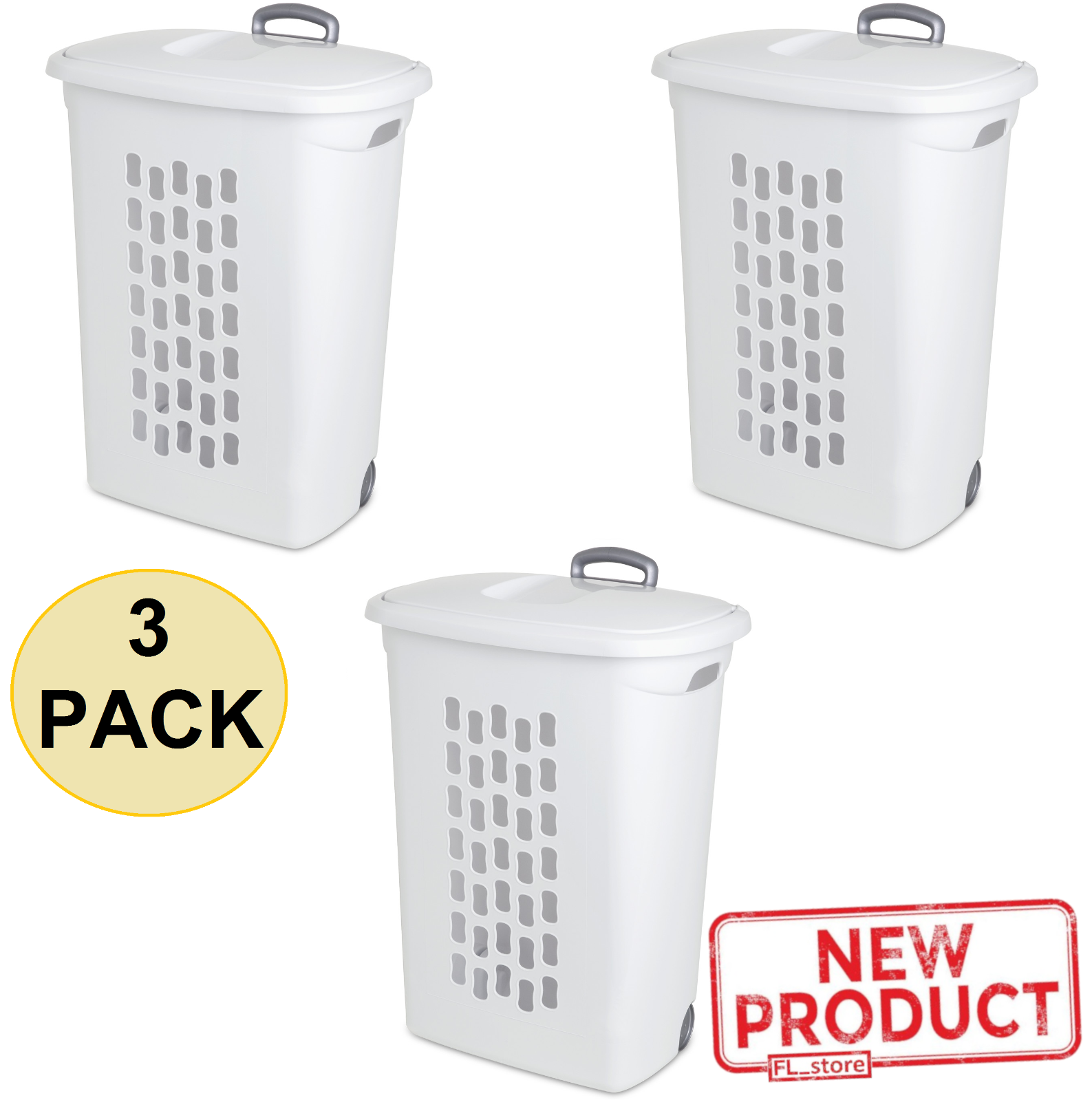 upright laundry basket