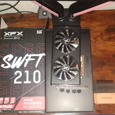 XFX Speedster SWFT210 Radeon RX 6650XT Graphics Card 8GB GDDR6 RX RX-665X8DFDY