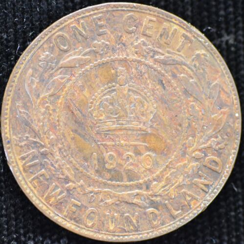 1920-C VERY GOOD Newfoundland Large Cent