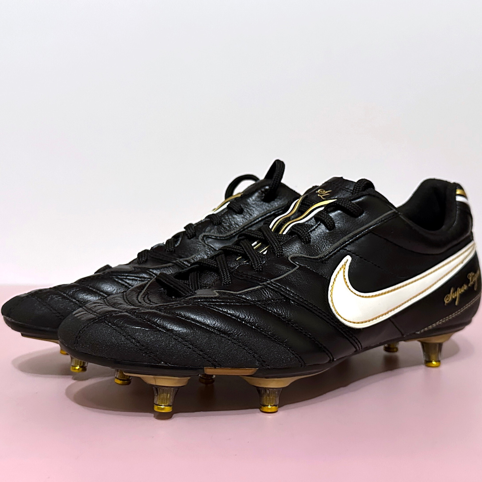 NIKE - ⭐︎希少⭐︎SUPER LIGERA NIKE Super Ligera K-Leather SG Black Mens Soccer Cleats