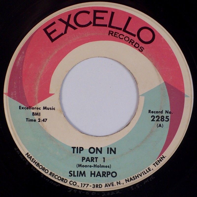 SLIM HARPO: Tip On In US Excello '67 Blues R&B Super 45 HEAR | eBay