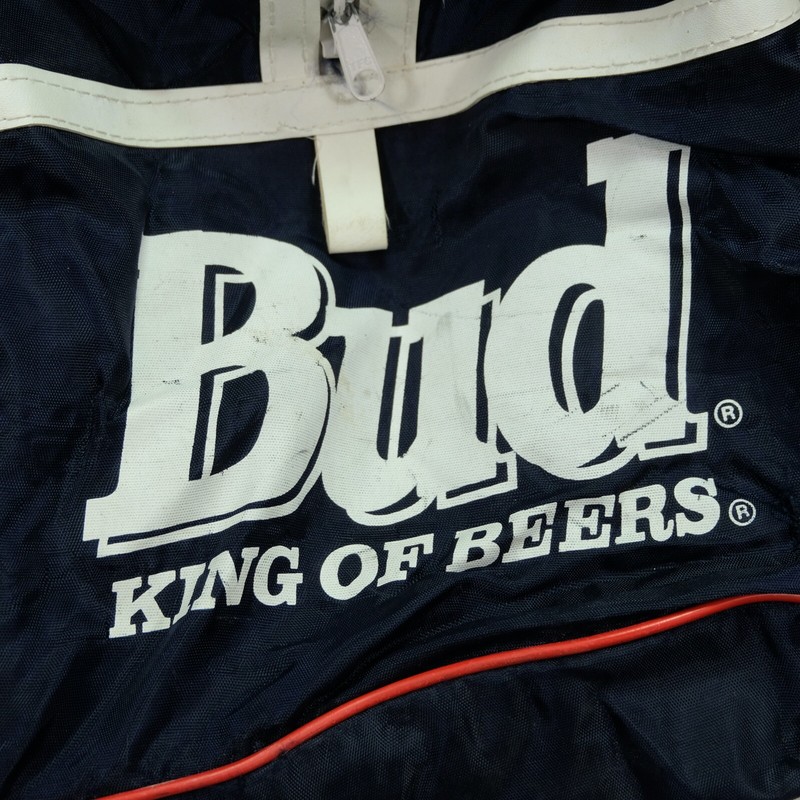 Rare Vintage BUDWEISER King of Beers Big Gym Duffle Bag 80s 90s