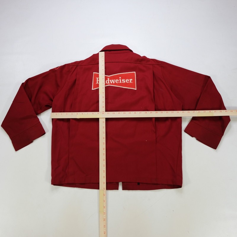 50's〜70's Unitog Budweiser work jacket Budwieser Vintage Jacket - Embroidered Unitog Jacket Sz