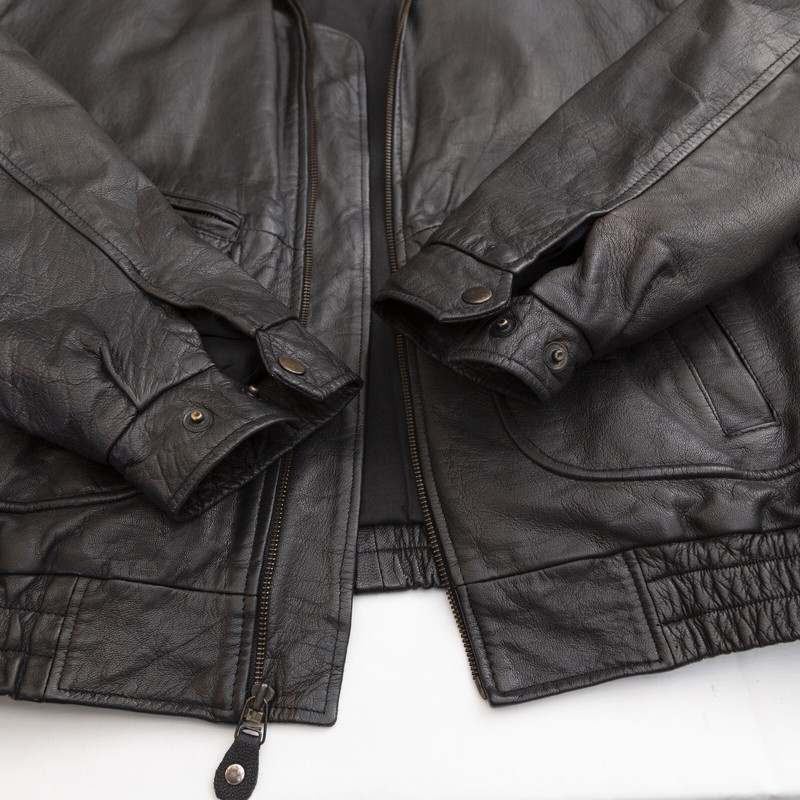 Vintage Mens Leather Jacket Size XL New Zealand Outback