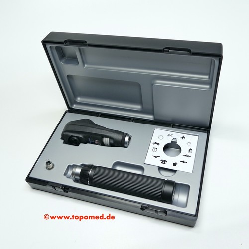 Strich Skiaskop / Retinoskop TOPOMED TRS-200 mit Batteriegriff 2,5V + Etui - NEU