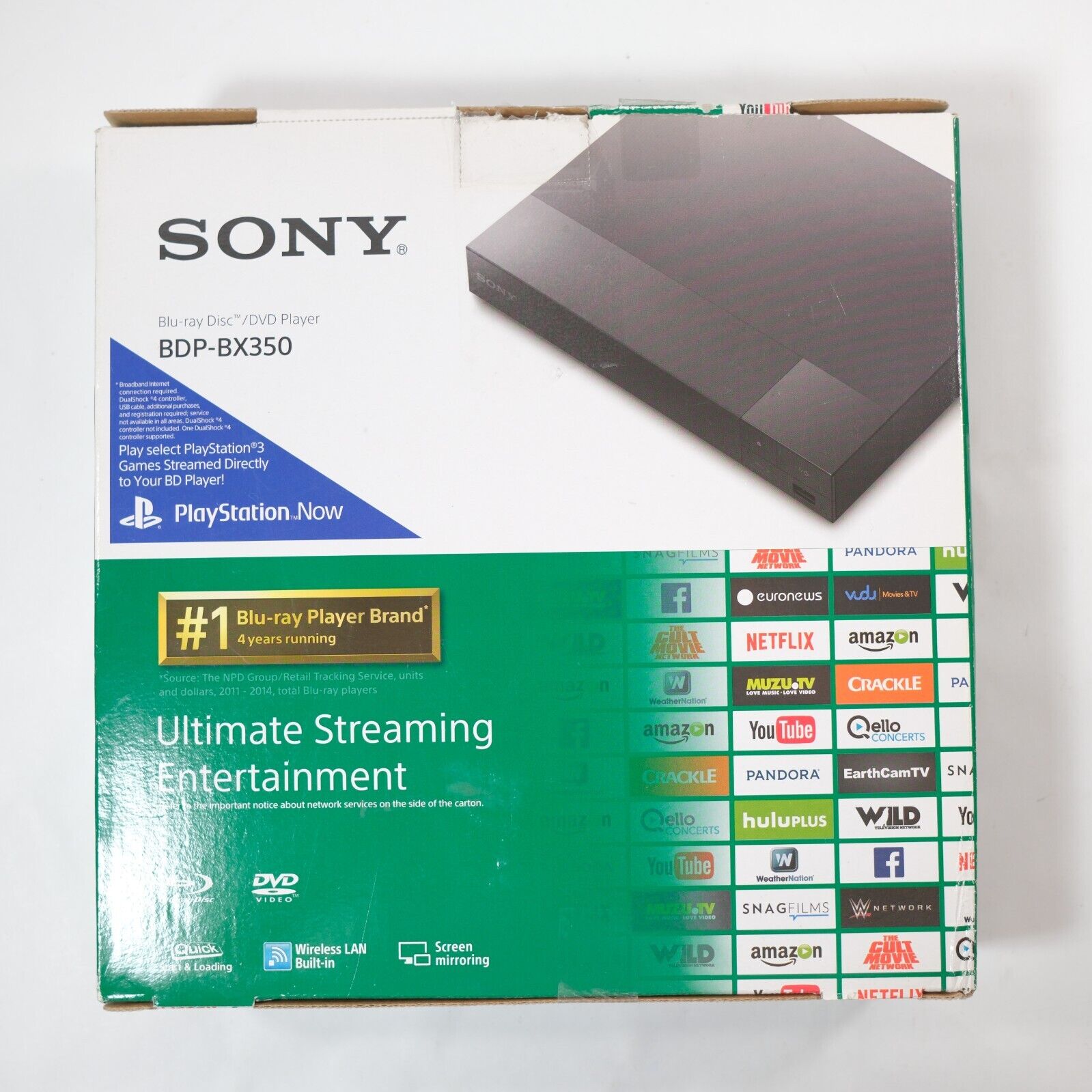 Sony BDP-BX350 Blu-ray DVD Player OPEN BOX NEW Sony BDP-BX350 Blu-ray DVD Player OPEN BOX NEW