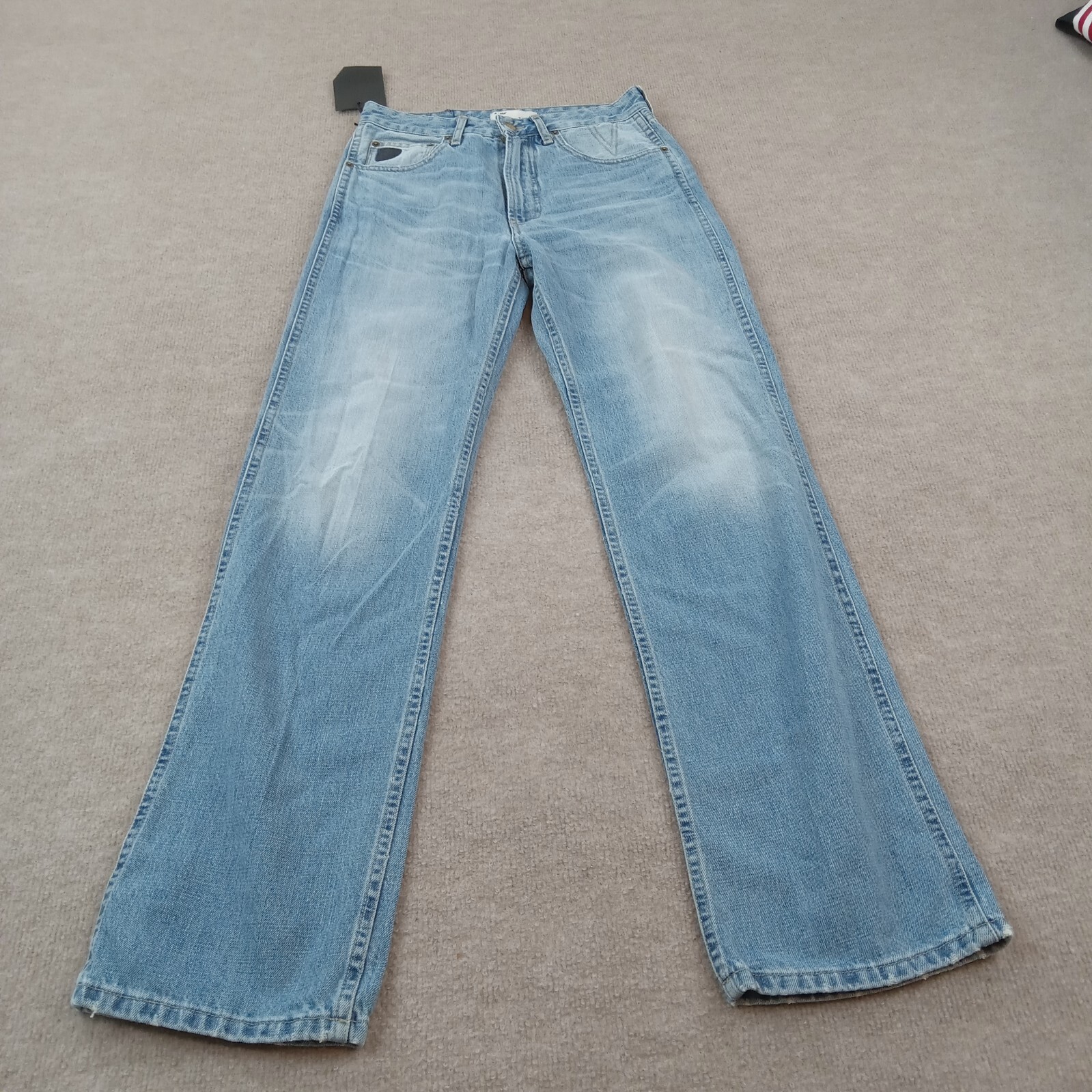 Lois V Denim Jeans Womens Size 27x32 Blue River-V High Retro