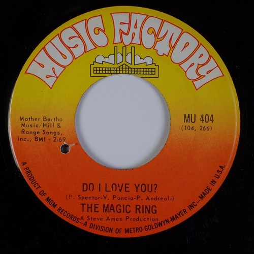 The Magic Ring Do I Love You Us Music Factory Garage Psych 7 45