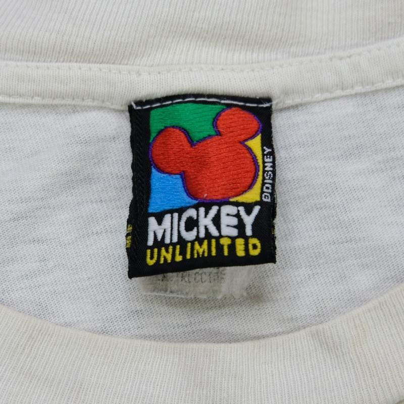 レア品】Disney＊Mickey＊UNLIMITED Rare Vintage DISNEY Mickey Mouse Unlimited Cycling All Over