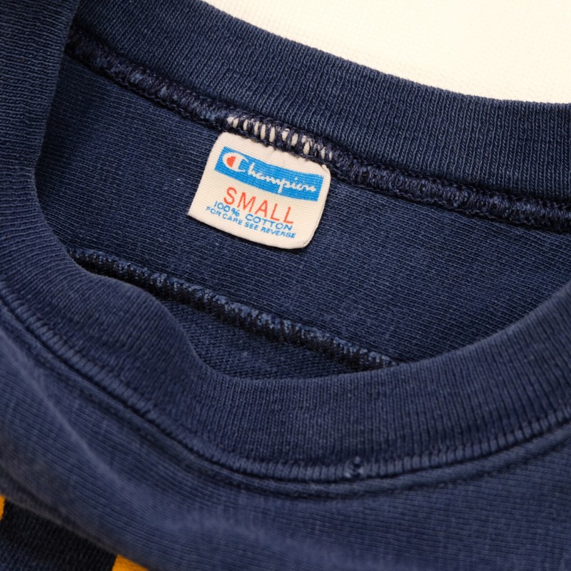 Rare Vintage CHAMPION University Of Iowa Athletic Dept. Raglan T