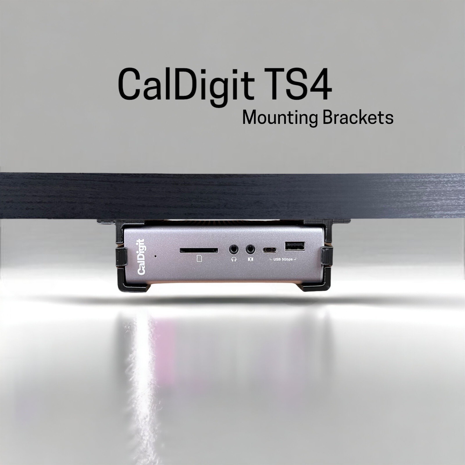 CalDigit Thunderbolt Station 4 – TS4 – Desk Mounting Bracket
