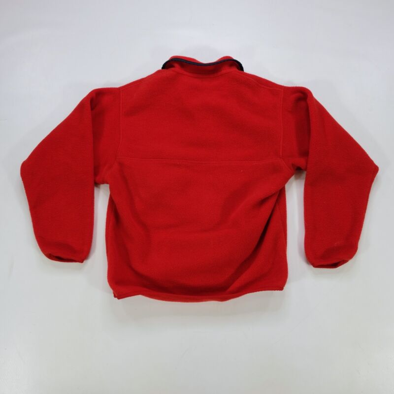 Vintage 90s Patagonia Fleece Sweatshirt Half Snap Button One