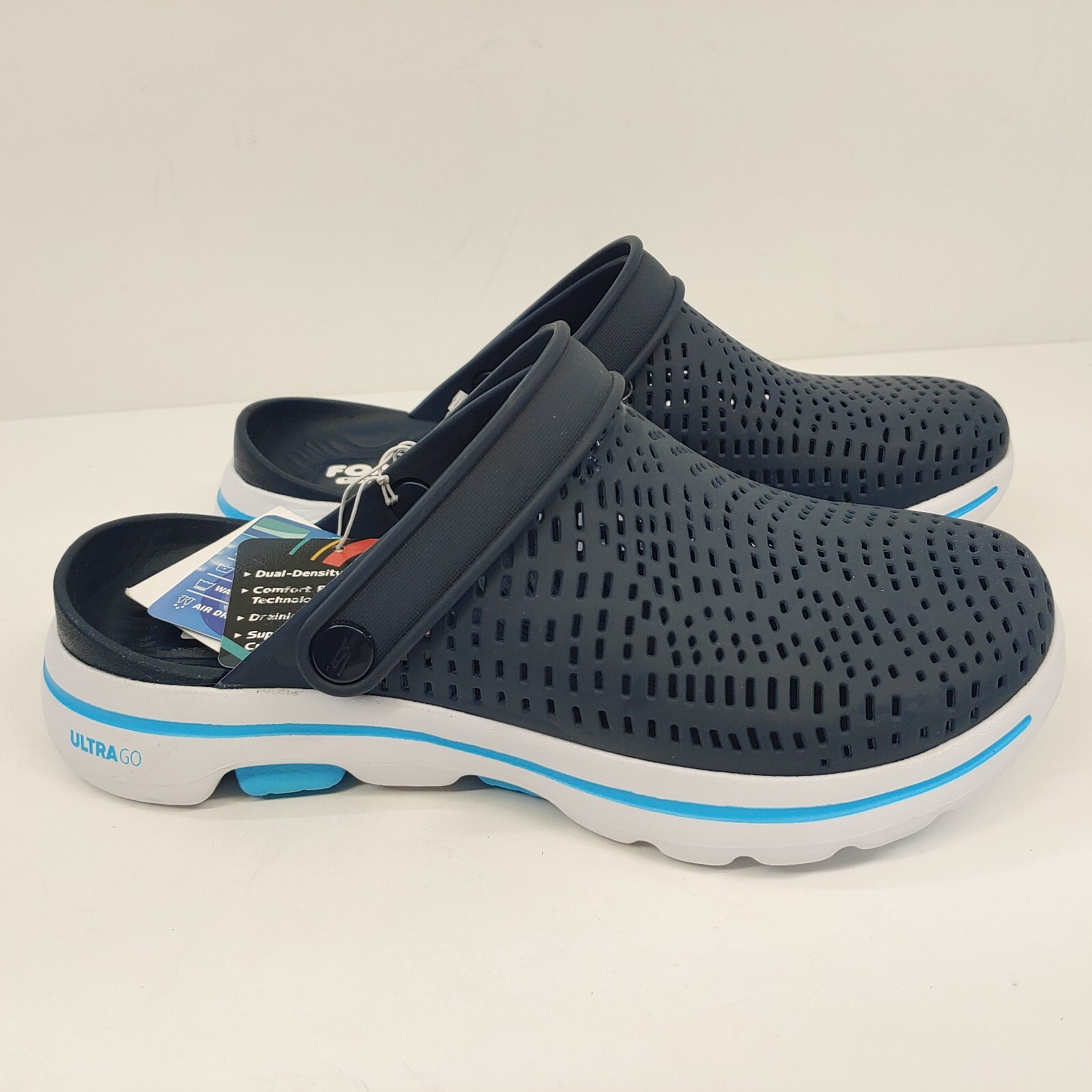 Skechers レディース Foamies Go Walk 5-Dog Lover クロッグ US サイズ: 10 カラー: ブルー Skechers レディース Foamies Go Walk 7 - JoyousClog Foamies: GO