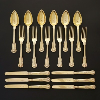 Art Deco Silver French Salad Set Spoon and Folk Celluloid and Silver Set 1910