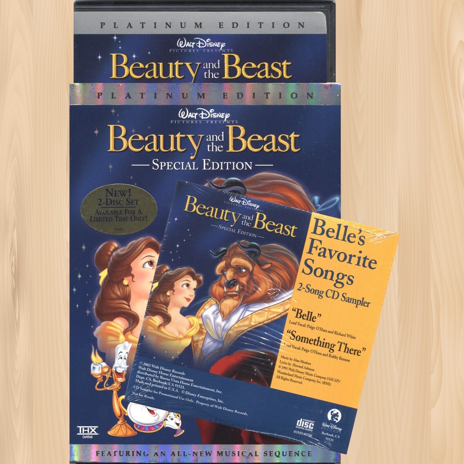 Walt Disney BEAUTY AND THE BEAST Special Edition 2-DISC DVD Walt Disney BEAUTY AND THE BEAST Special Edition 2-DISC DVD