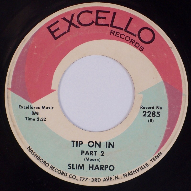 SLIM HARPO: Tip On In US Excello '67 Blues R&B Super 45 HEAR | eBay
