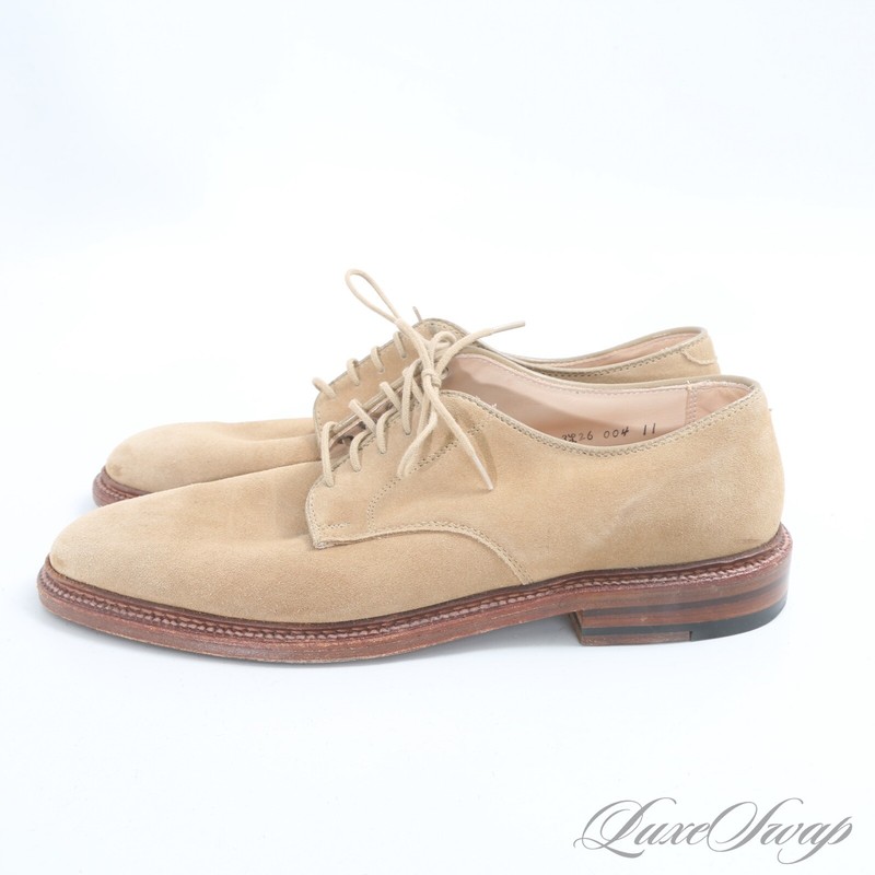 1 MENSWEAR LNWOB $686 Alden Made in USA 29332F Tan Suede