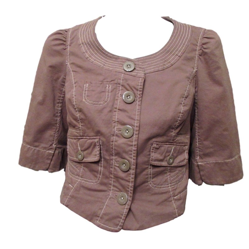 down short sleeve jacket