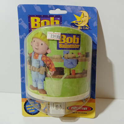 BOB THE BUILDER MAGIC NIGHT LIGHT EUROPEAN POWER 230V-50Hz NEW - WORKS