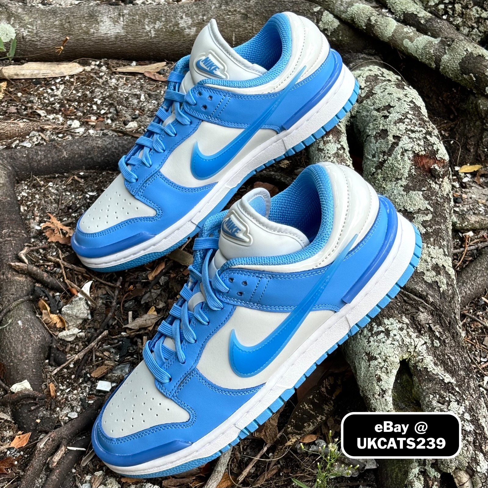 Nike Dunk Low Twist Shoes University Blue Photon DZ2794-002 Nike Dunk Low Twist Shoes University Blue Photon DZ2794-002