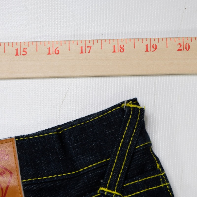 Rare VTG EVISU No. 2 Lot 0001 Fisherman Logos Denim Jeans