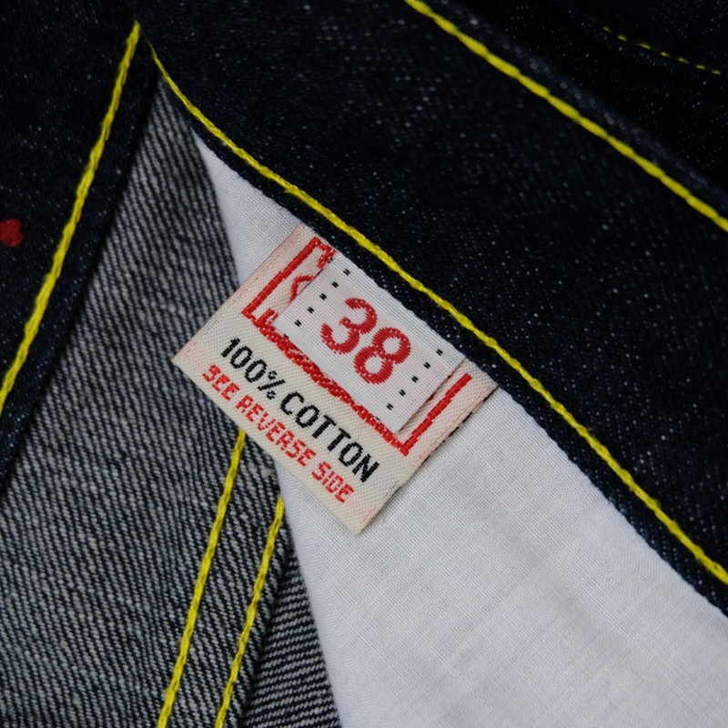 Rare VTG EVISU No. 2 Lot 0001 Fisherman Logos Denim Jeans