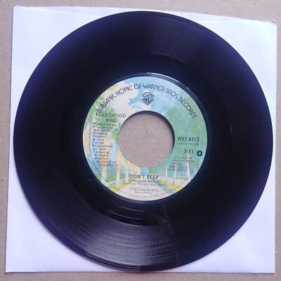 FLEETWOOD MAC Don't Stop/Never Going Back Again 45 7'' POP ROCK Record Vinyl