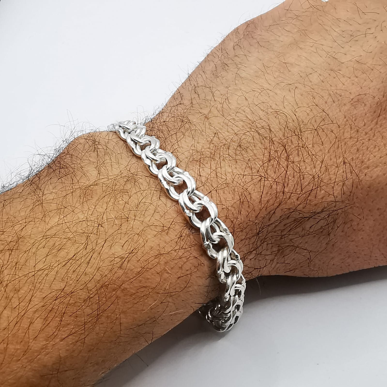 アクセサリー Vintage Silver 925 Chain Bracelet Vintage Sterling Silver 925 Chain Bracelet - Unisex Jewelry