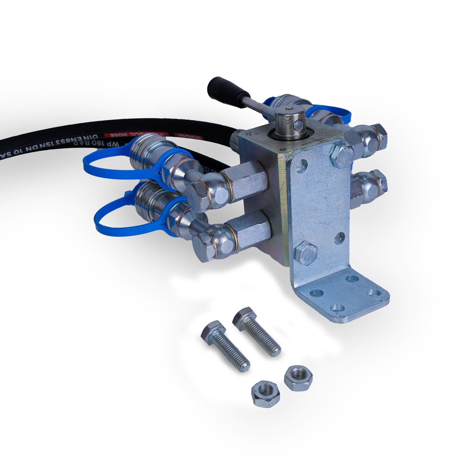 New Tractor Remote 6 Port Diverter Valve Manual, 2 into 4 ports with Bracket