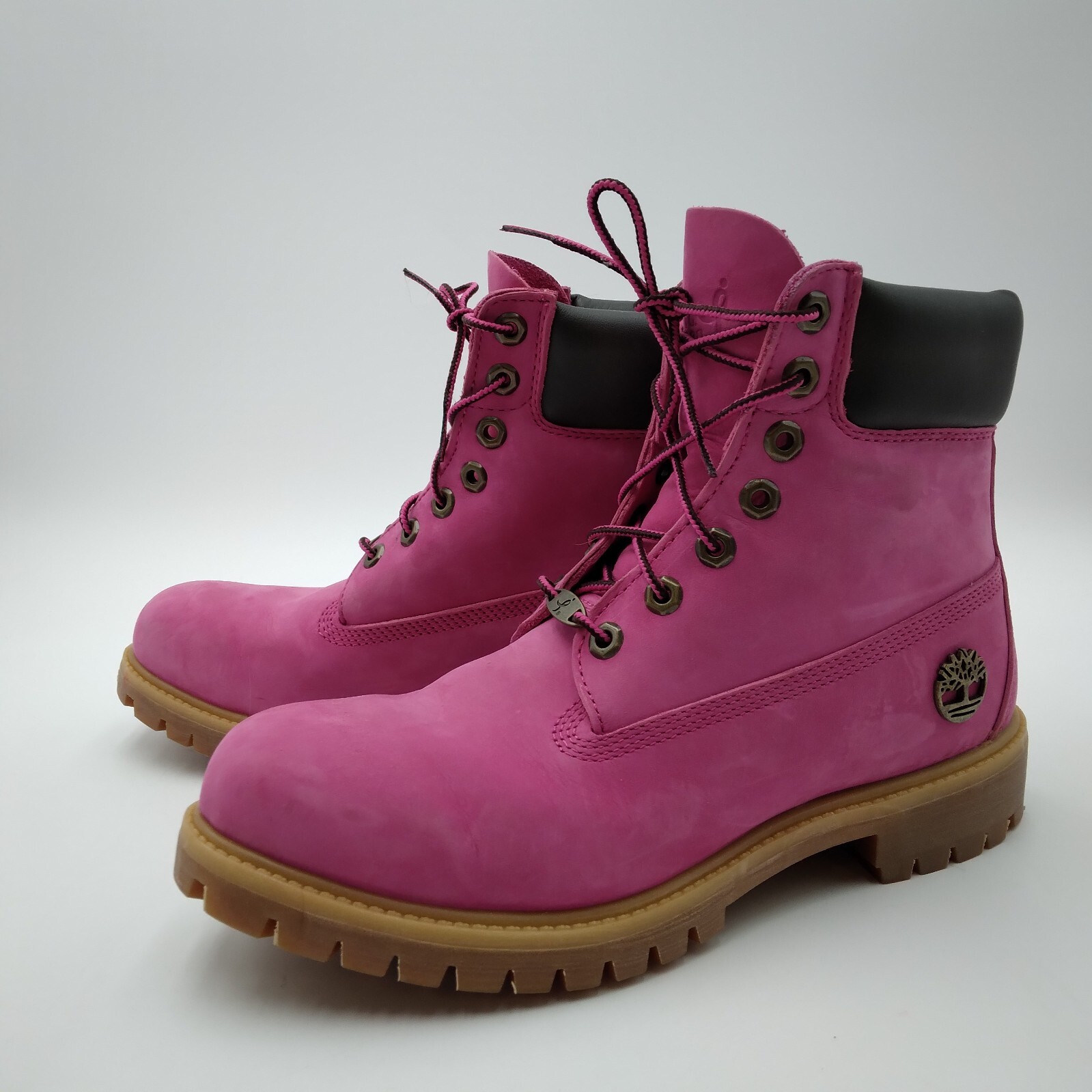 TImberland Limited Release Susan G. Coleman Pink Mens Work Boots, Size 8.5