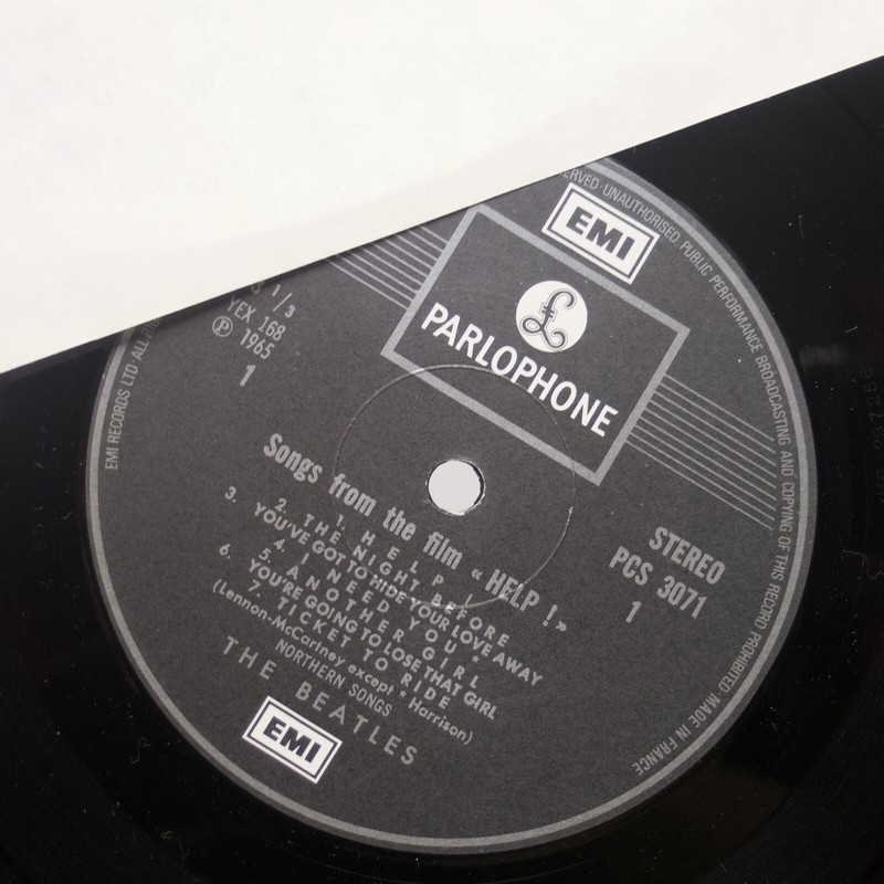 THE BEATLES: Help! UK Parlophone PCS 3071 French Export 70s LP NM