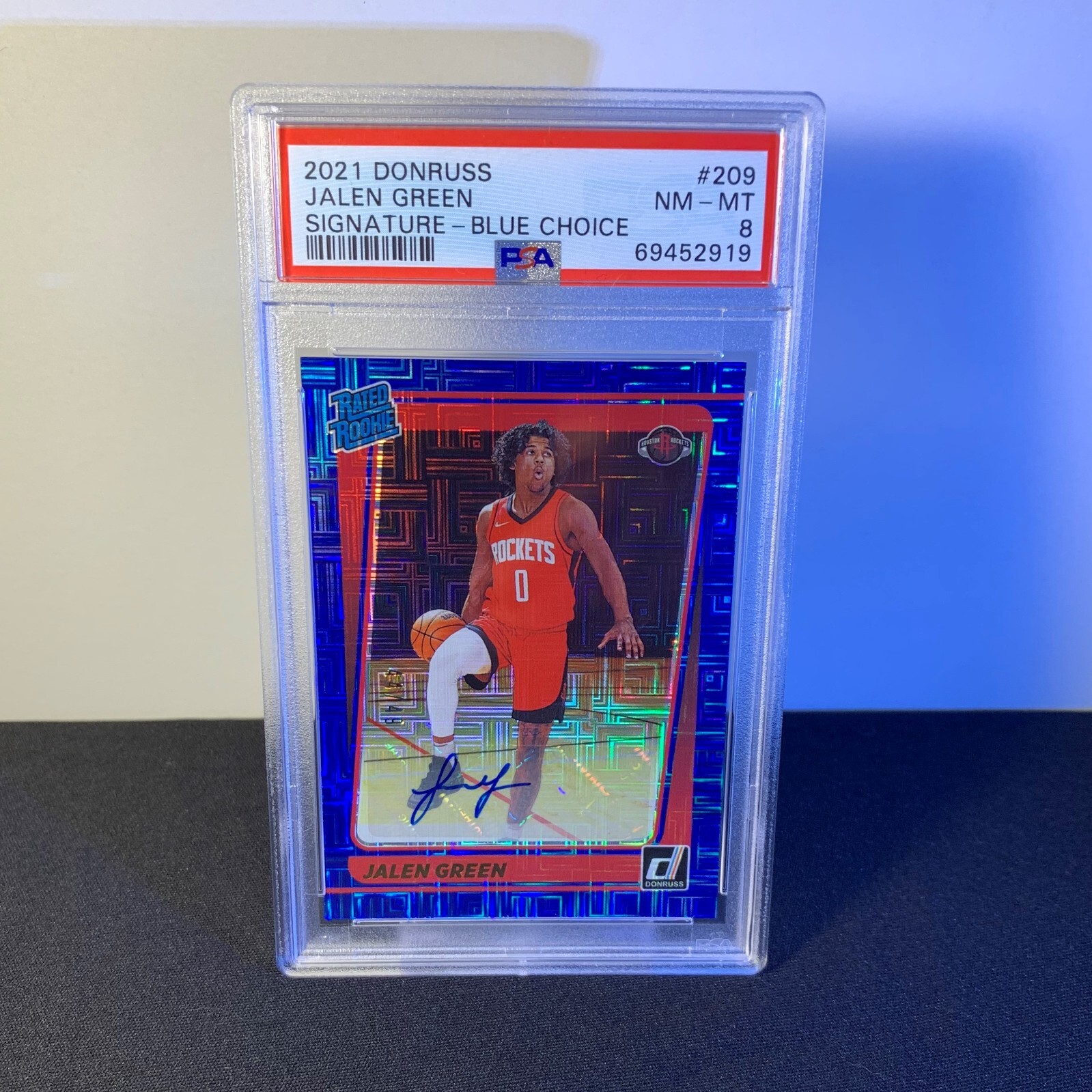 その他 21-22 Donruss choice Jalen green PSA 10 2021-22 Donruss Rated Rookie Jalen Green /49 Auto Blue