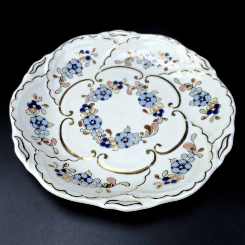 Zsolnay Porzellan Teller Serie Cornflower Handbemalt Hungary Handpainted 17,5cm