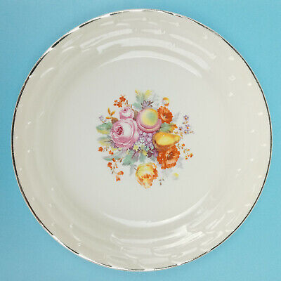 Vintage plate set dessert floral plate set vintage porcelain plate set for six plus one hanging plate