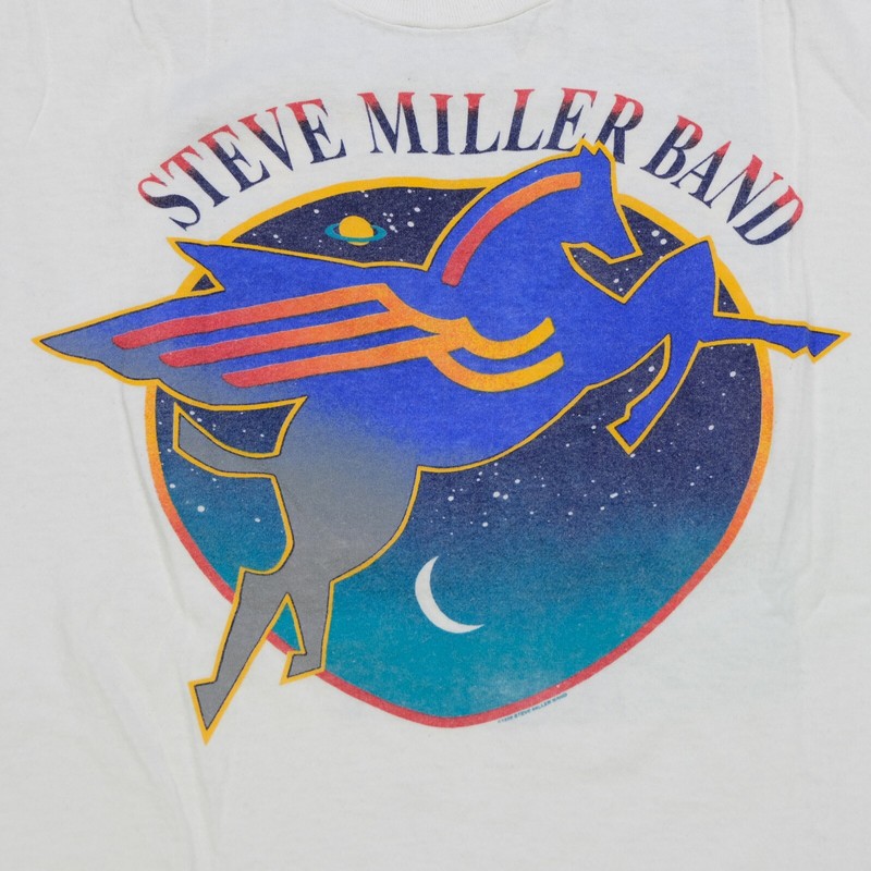 90s STEVE MILLER BAND オリジナルヴィンテージバンドT 総柄 90s STEVE MILLER BAND オリジナルヴィンテージバンドT 総柄 90s