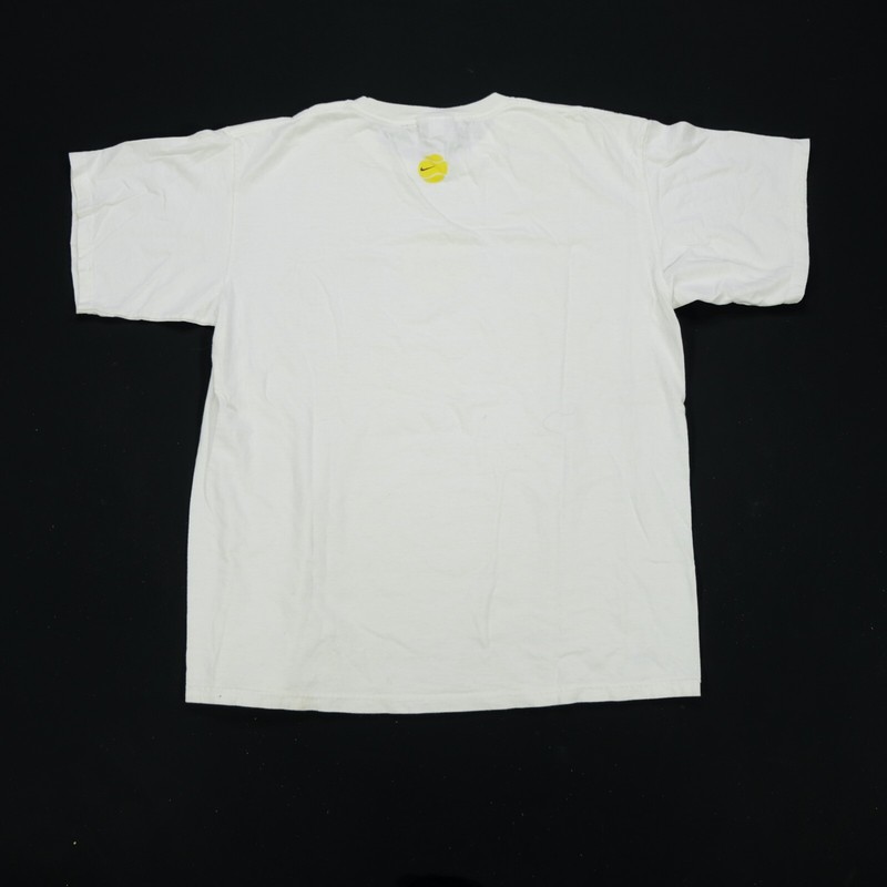 Rare Vintage NIKE Tennis Champs Spell Out Swoosh T Shirt 90s