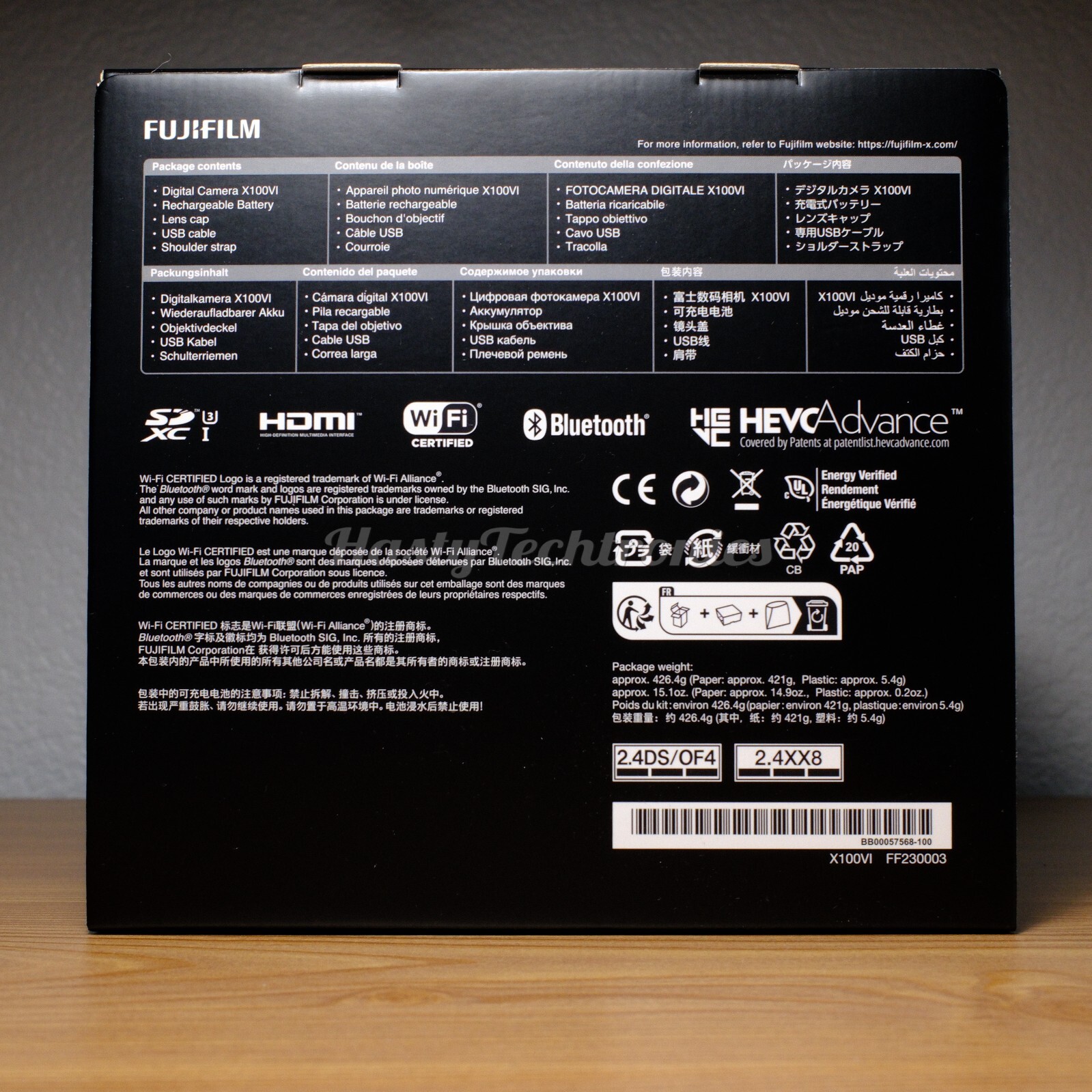 Fujifilm X-Series X100VI 40.2MP Compact Camera - Silver US Model IN HAND!