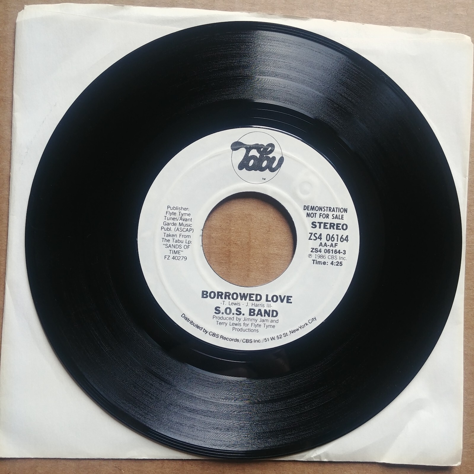 名盤☆LP Funk SOUL DISCO GOSPEL S.O.S. BAND THE S.O.S. BAND Borrowed Love PROMO 45 7
