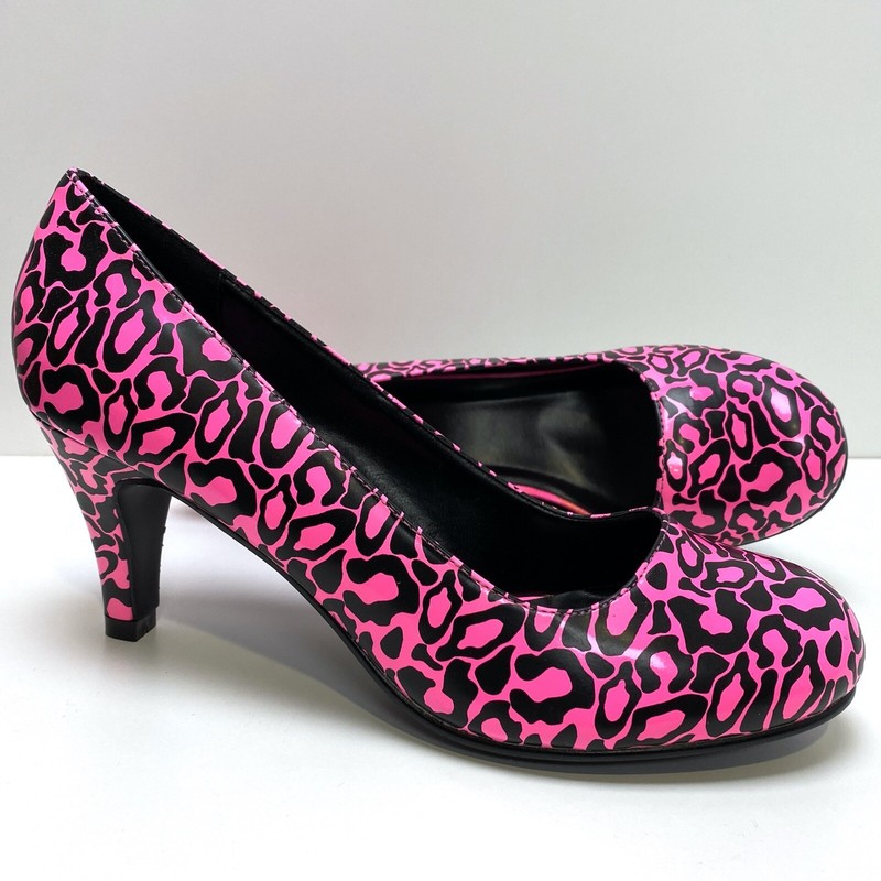 pink platform court shoes