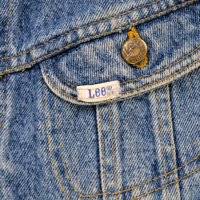 レオページです^ - ^ こちらの柄2点分です^ - ^ Rare VTG LEE M.R. White Tab Button Front Denim Jean Jacket
