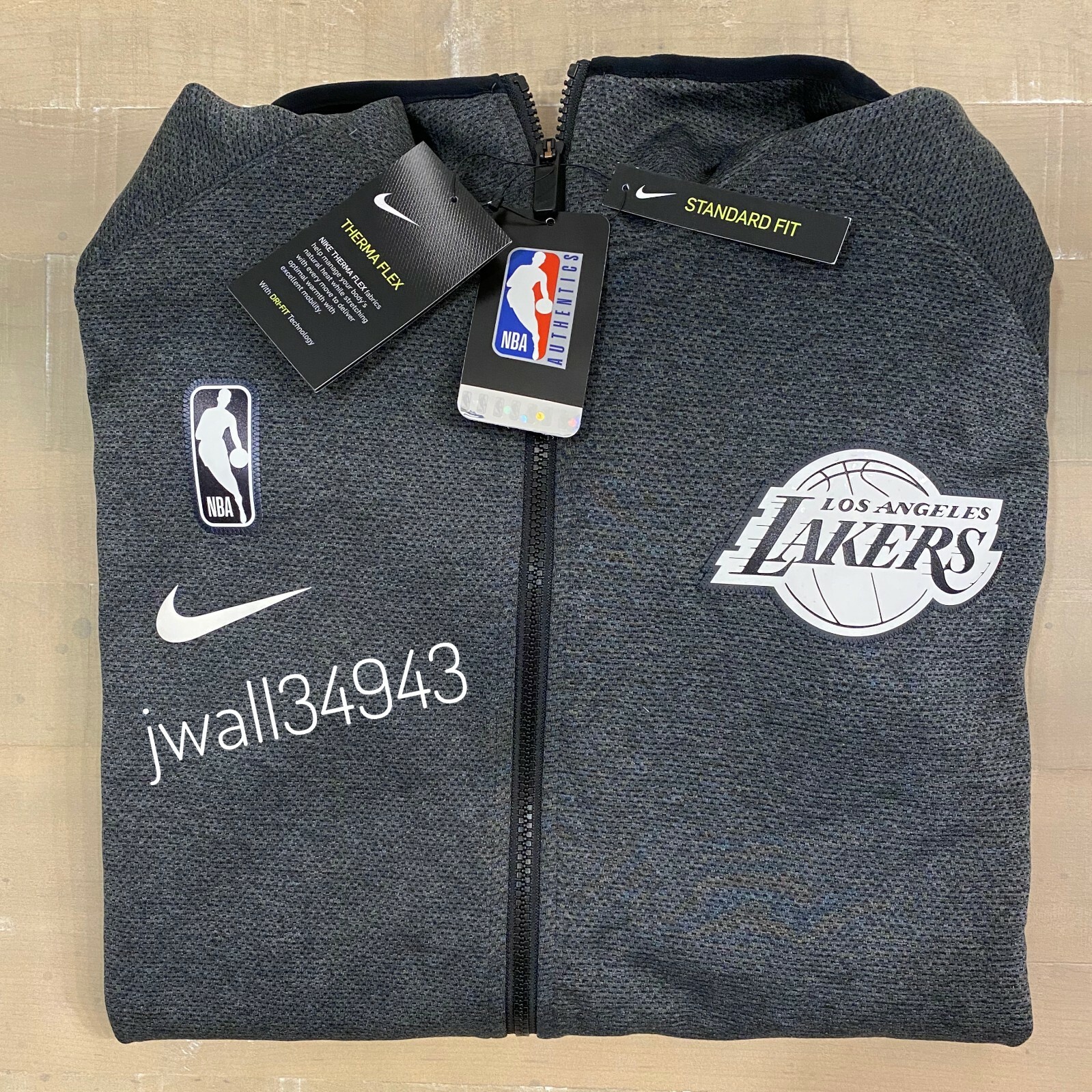 lakers full zip hoodie