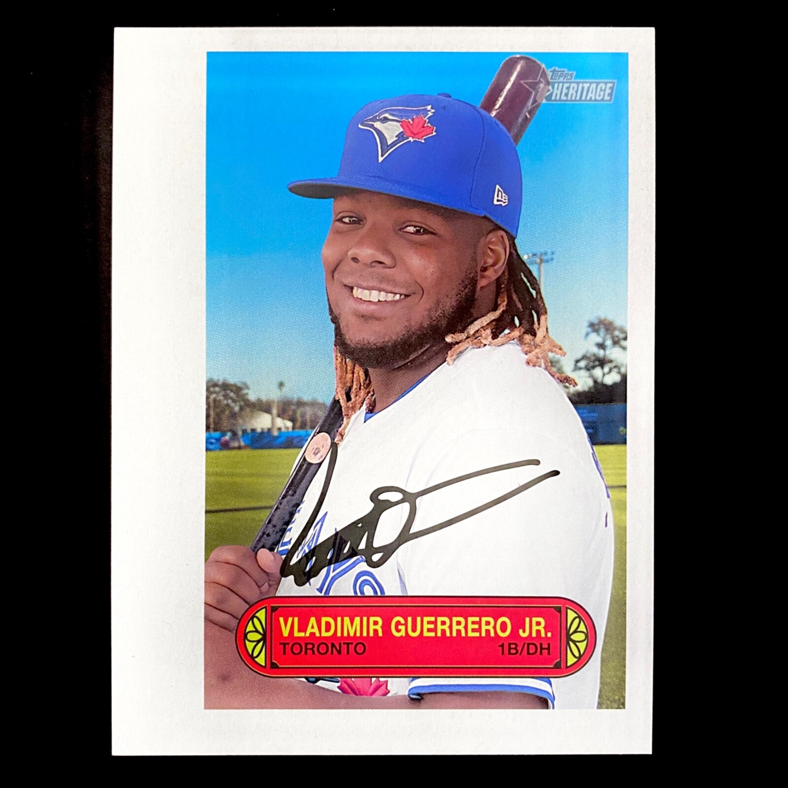 VLADIMIR GUERRERO JR 2022 TOPPS HERITAGE OVERSIZED BOX TOPPER