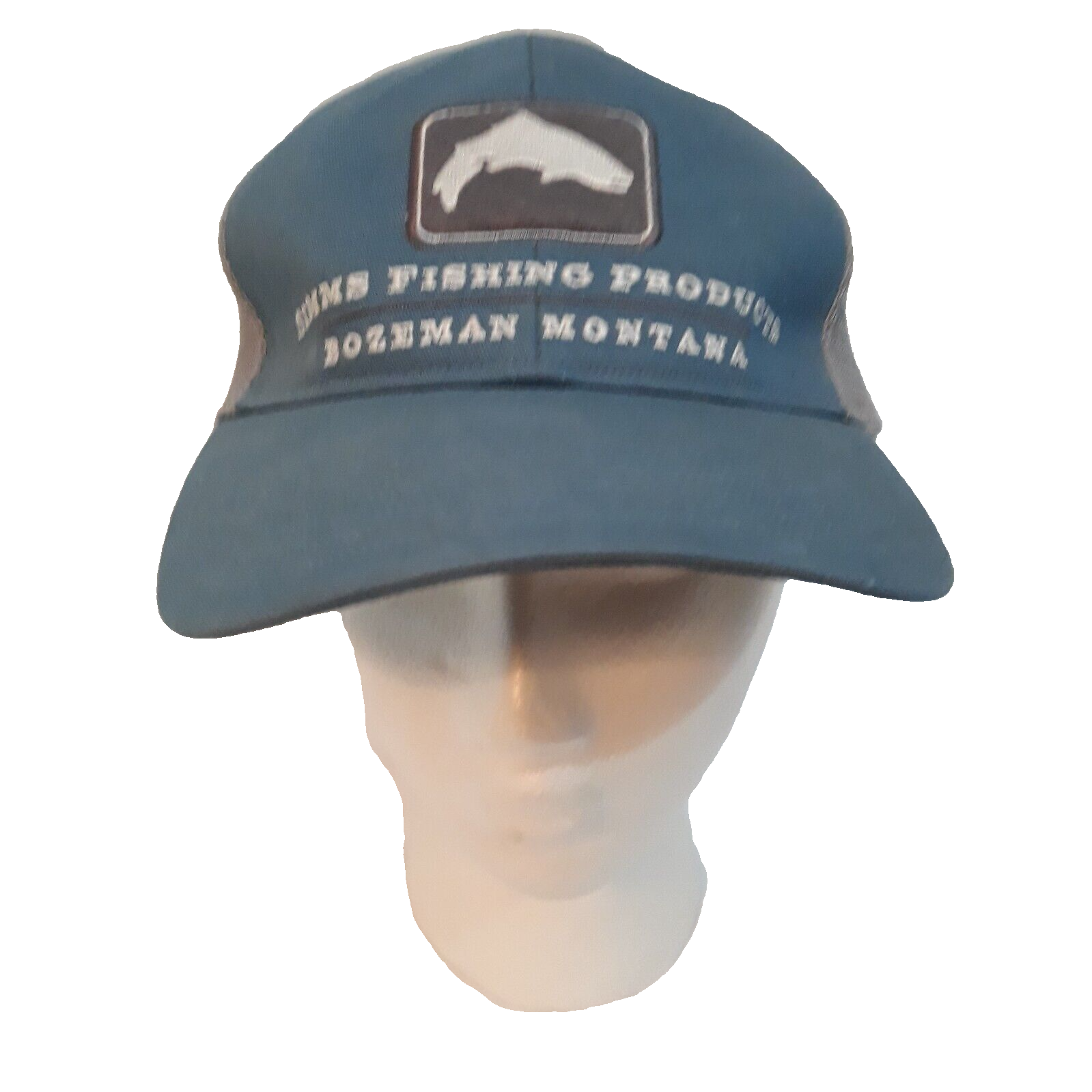 Simms Fishing Products Bozeman MT Baseball Cap Hat Green