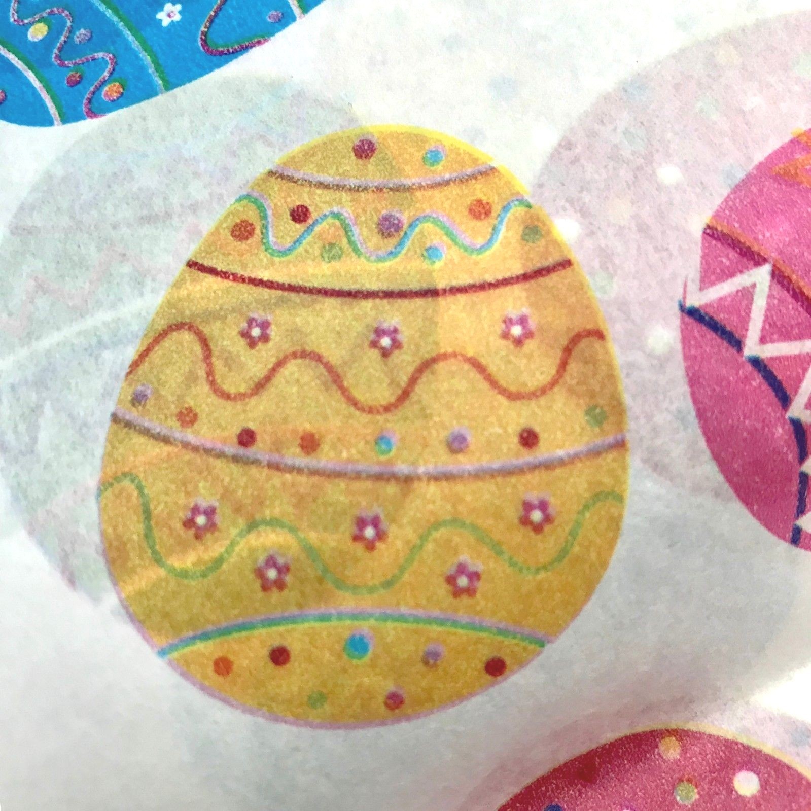 EASTER EGGS Tissue Sheet for Decoupage Paper Crafts Multicolored Colorful Spring