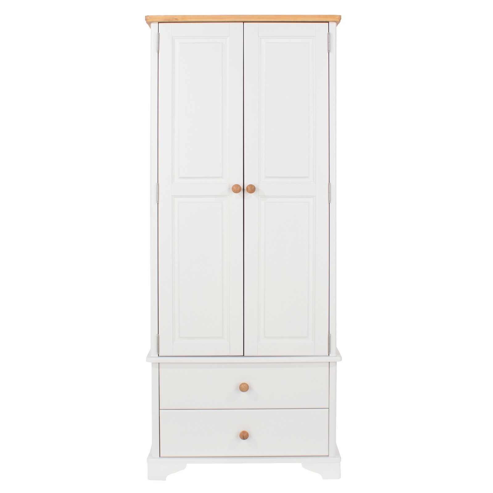 2 2 Bedroom Assembled Door White Freestanding Painted