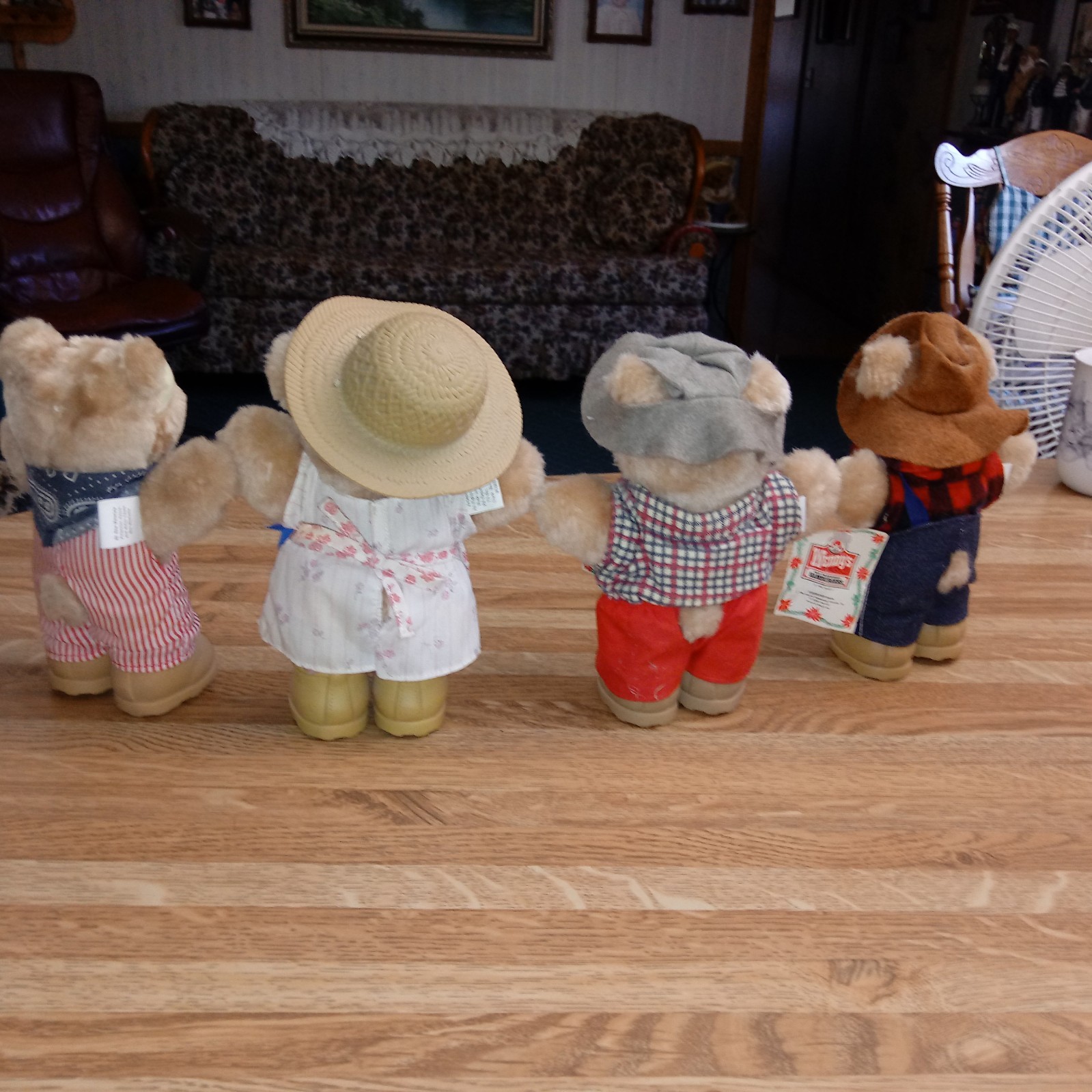 Four Wendy Furskins Bears